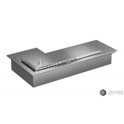 Топка-горелка Прямоугольный контейнер ZeFire угловой 500, 800, 1200